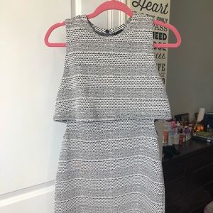 Two tiered Aqua dress